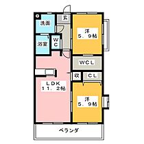 プレジールアビテ  ｜ 静岡県島田市南１丁目（賃貸マンション2LDK・1階・59.68㎡） その2