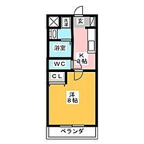 グローリーノーブル  ｜ 静岡県藤枝市志太（賃貸マンション1K・4階・25.92㎡） その2