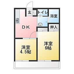 間取図画像 2DK