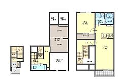 コンシェール小林 1SLDKの間取図画像