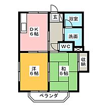 ルーエンハイム  ｜ 静岡県掛川市緑ケ丘２丁目（賃貸アパート2DK・1階・41.72㎡） その2