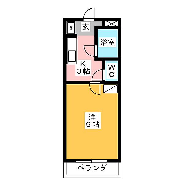 ドミールV ｜静岡県掛川市富部(賃貸マンション1K・4階・25.20㎡)の写真 その2