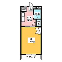 グランドキャニオン  ｜ 静岡県掛川市緑ケ丘２丁目（賃貸マンション1DK・3階・30.29㎡） その2