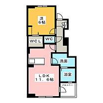 グレイスパレス  ｜ 静岡県掛川市成滝（賃貸アパート1LDK・1階・44.82㎡） その2