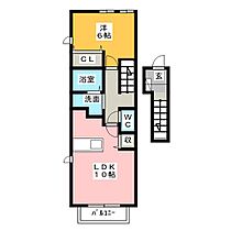 ユニバーサル朝日  ｜ 静岡県菊川市朝日（賃貸アパート1LDK・2階・42.37㎡） その2