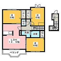 アルカンシェルII  ｜ 静岡県掛川市上土方（賃貸アパート3LDK・2階・70.68㎡） その2