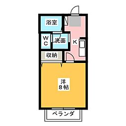 間取図画像 1K