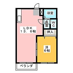 間取図画像 1LDK