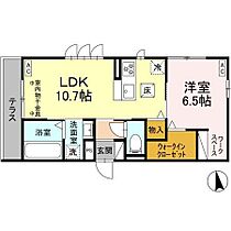 ヒルクレスト錦町 201 ｜ 静岡県富士市錦町１丁目114番地（賃貸アパート1LDK・2階・42.08㎡） その2