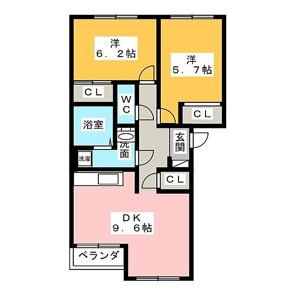 ＳＵＣＣＥＥＤ ｜静岡県富士市神谷(賃貸アパート2DK・2階・51.15㎡)の写真 その2