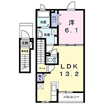 プリマヴェーラ　ミモザ 202 ｜ 静岡県富士市長通75番地4（賃貸アパート1LDK・2階・46.90㎡） その2