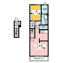 アルドール  ｜ 静岡県富士市国久保３丁目（賃貸アパート1LDK・2階・40.09㎡） その2