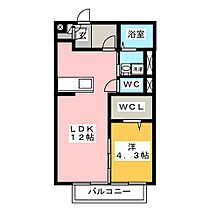 コージーコート　II  ｜ 静岡県富士市宮島（賃貸アパート1LDK・2階・41.25㎡） その2