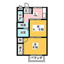 エルディム．わか  ｜ 静岡県富士市中之郷（賃貸マンション2K・2階・33.00㎡） その2