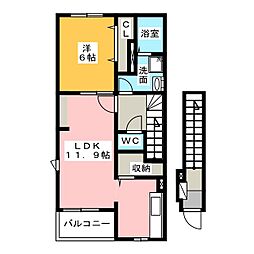 間取図画像 1LDK