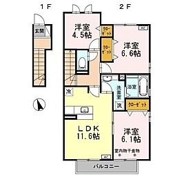 間取図画像 3LDK