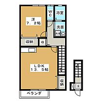 めぞん籠や  ｜ 静岡県富士宮市大岩（賃貸アパート1LDK・2階・55.00㎡） その2