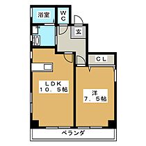 ハイツトーテムポール  ｜ 静岡県富士宮市大宮町（賃貸マンション1LDK・2階・41.00㎡） その2