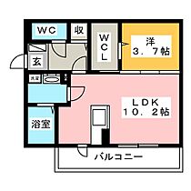 ハッピーミヤハラ  ｜ 静岡県富士宮市宮原（賃貸アパート1LDK・2階・37.60㎡） その2