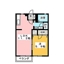 グランシャリオ泉Ｂ  ｜ 静岡県富士宮市泉町（賃貸アパート1LDK・2階・38.83㎡） その2