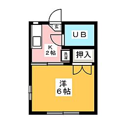 間取図画像 1K