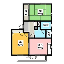 間取図画像 2DK
