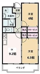 間取図画像 2DK