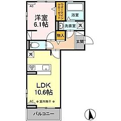 物件の間取り