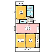 サンフォレストＤ  ｜ 静岡県焼津市五ケ堀之内（賃貸マンション3LDK・3階・60.12㎡） その2