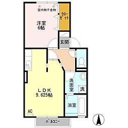 間取図画像 1LDK