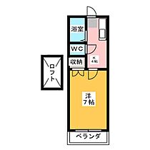 コーポミナミ  ｜ 静岡県袋井市諸井（賃貸アパート1K・2階・22.68㎡） その2