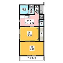 シャトレ十番館  ｜ 静岡県磐田市西貝塚（賃貸マンション2K・1階・34.68㎡） その2