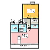 グランドソレイユ  ｜ 静岡県袋井市堀越３丁目（賃貸アパート1LDK・3階・48.24㎡） その2