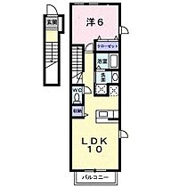 サニースクエア　I  ｜ 静岡県磐田市上大之郷（賃貸アパート1LDK・2階・42.37㎡） その2