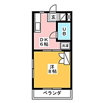 ハッピーライフ  ｜ 静岡県袋井市堀越２丁目（賃貸マンション1DK・3階・25.92㎡） その2