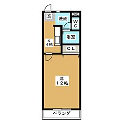 間取図画像 1K