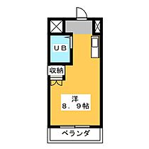 磐田グレイス第1マンション  ｜ 静岡県磐田市上岡田（賃貸マンション1R・4階・19.80㎡） その2