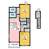 アイビー  ｜ 静岡県磐田市豊浜中野（賃貸アパート2LDK・2階・58.48㎡） その2