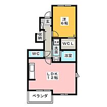 ラメール　I  ｜ 静岡県磐田市千手堂（賃貸アパート1LDK・1階・45.06㎡） その2