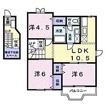 ビューテラスC  ｜ 静岡県磐田市西貝塚（賃貸アパート3LDK・2階・67.07㎡） その2