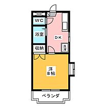 シャトレ鳥之瀬  ｜ 静岡県磐田市鳥之瀬（賃貸マンション1DK・2階・28.00㎡） その2