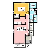 サニースクエア　III  ｜ 静岡県磐田市上大之郷（賃貸アパート1LDK・1階・46.49㎡） その2