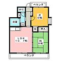 ヴィルヌーブ3階5.5万円