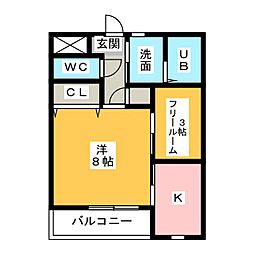 プログレ 1SKの間取図画像