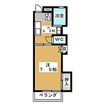 コーポラスアサカ  ｜ 静岡県三島市旭ヶ丘（賃貸マンション1K・2階・25.25㎡） その2