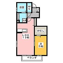 アンソレイエ　Ｔ  ｜ 静岡県三島市谷田（賃貸アパート1LDK・1階・46.99㎡） その2