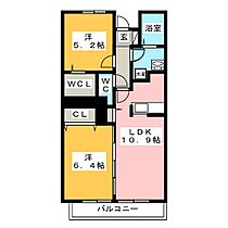 フラン　シエロ  ｜ 静岡県駿東郡長泉町桜堤３丁目（賃貸マンション2LDK・2階・53.20㎡） その2