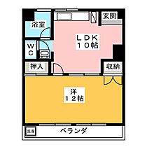 戸崎第1ビル  ｜ 岐阜県岐阜市市橋６丁目（賃貸マンション1LDK・4階・39.60㎡） その2