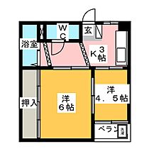 南陽ビル  ｜ 岐阜県岐阜市加納南陽町２丁目（賃貸マンション2K・5階・26.73㎡） その2