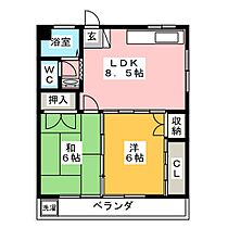 江東ビル  ｜ 岐阜県岐阜市六条江東１丁目（賃貸マンション2LDK・3階・45.36㎡） その2